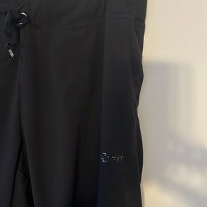 Womens white cross jogger pants